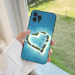 Sea Beach telefoni&uuml;mbris iPhone'ile Samsung Galaxy Redmi Xiaomi Oppo OnePlus Note SA 7 8 9 10 11 12 13 14 20 21 22 23 53 54 Pro Max Plus Ultra TPU Soft iPhone 6 or 6S