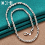 Klassikaline 8 mm geomeetriline kaelakee h&otilde;bedase v&auml;rvi kingitusena moeehted 45cm