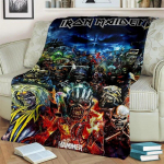 HD I-Iron Maiden Heavy Metal Band 3D tekk, pehme tekk koju Magamistoa voodi diivan Pikniku reisikontori kattetekk lapsele 75x100cm 30x40inch
