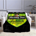 hertog jan LOGO tr&uuml;kiga tekk Soe tekk Flaneell Pehme Mugav tekk Kodu Reisi tekk voodipesu S&uuml;nnip&auml;evakingitus 125x150cm gray
