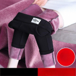 Mood naised Paksud talvised elastsed pehmed polaarsukkp&uuml;ksid fliisvoodriga p&uuml;ksid s&auml;&auml;rised sukkp&uuml;ksid termop&uuml;ksid M must