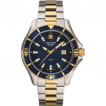 Swiss Alpine Military, Grovana Nautilus Blue Dial Quartz 7040.1145 100M meeste k&auml;ekell