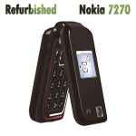 Renoveeritud Nokia Avatud Originaal Nokia 7270 Klapp GSM 2G Mobiiltelefon 1 SIM-kaardiga No charger h&otilde;be