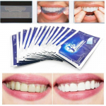 3D hambavalgendusribad Professionaalsed valge plekieemaldaja geelikomplekt suuh&uuml;gieeni hooldusribad 2Pcs/1 package sinine