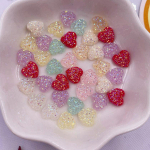 100 tk AB vaik 8mm Bling Candy Color Mini Sweet Heart Ore Flatback Rhinestone Aksessuaarid DIY Pulmad Aplikatsioonid K&uuml;&uuml;nte Kunst Kalliskivi K&auml;sit&ouml;&ouml;