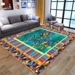 Imeilusad Mandala lillelised 3D-prindiga vaibad elutoa jaoks magamistoa sisekujundusega vaip Pehme flanellist kodu voodip&otilde;randamatt M&auml;nguala vaibad 160x240cm