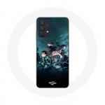 &Uuml;mbris Samsung galaxy A32 5G Demon Slayer Manga Tanjiro ja Nezuko jaoks