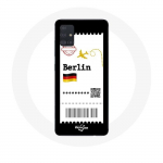 Coque Samsung Galaxy A51 Billet d'avion berlin