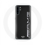 &Uuml;mbris Huawei P30 Amg Logo Carbon Texture jaoks