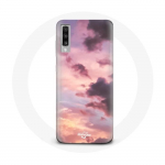 &Uuml;mbris Samsung Galaxy A50 Sunseti taustal