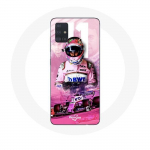 &Uuml;mbris Samsung Galaxy A71 Formula 1 Sergio P&eacute;rez F1 Driver Pink jaoks