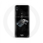 Coque pour Samsung Galaxy A10 Game of Thrones Saison 8 Le Tr&ocirc;ne de Fer La maison Stark Logo L'hiver