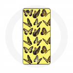 Kollase taustaga &uuml;mbris Huawei P8 Lite Butterflies jaoks