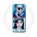 &Uuml;mbris Samsung Galaxy S6 Blackpink K-popi grupi t&uuml;drukute Jennie ja Ros&eacute; Lovesick t&uuml;drukutele plakati