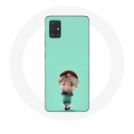 Coque pour Samsung Galaxy A51 BTS TinyTAN Animation Jimin