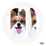 Wireless Mouse Continental K&auml;&auml;busspanjel Papillon Puppy Valge ja pruun