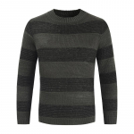 Meeste kaabliga kootud kaelusega pullover Vabaaja soe kampsun S