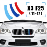 3 tk Auto Esiv&otilde;re Kaunistus Kaitseraua Kate Ribad Kleebised Kate M Stiil BMW X3 X4 Seeriale E83 F25 F26 G01 G02 F25(11-17)