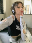 2024. aasta Crop Top pikkade varrukatega T-s&auml;rk naiste Y2k &otilde;last &otilde;&otilde;nsat grunge T-s&auml;rgid Haldjas Korea seksikas Harajuku T-s&auml;rk S must