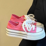 Vabaaja kahesuunalised paksu tallaga l&otilde;uendist kingad Naiste suvised hingavad mitmek&uuml;lgsed k&otilde;rgust suurendavad vabaaja tossud Uued &uuml;hekihilised kingad 35