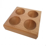 Elegantne puidust munade vitriin k&ouml;&ouml;gi korraldamiseks 4 grids