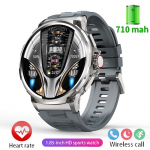Uus 1,85-tolline ultra-HD nutikell, GPS-raja HD Bluetooth k&otilde;ne 710 mah suur aku 400+ valikuketas Silicone band