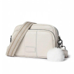 Ehtsast nahast k&auml;ekott naiste moe stiilis naiste k&auml;ekott laia &otilde;larihmaga luksuslik juuksesibul Crossbody Sac 21cm 8cm 15cm