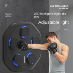 Smart Music Boxing Machine Wall Target Treening Kodu Seinale kinnitatav laste poksim&auml;rk Dekompressiooniga poksimasina treener