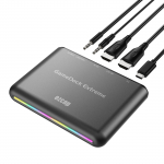 ezcap360B GameDock Extreme HD Capture Card HDR ja VRR tugi RGB Real Color must