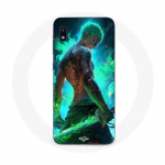 Coque Samsung Galaxy A10 One piece Zoro 3D Manga anime Fanart