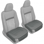 Motor Trend Seat Covers for Cars Trucks SUV, Faux Leather Beige Padded Seat Covers with Storage Pockets, Premium Interior Car Seat Cover, 2 x Front 2 x Front Seat Covers hall v&auml;rv