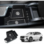 2018-2022 2023 XC60 XC90 armatuurlaua hoiukast, rakendatav SPA S90 V90 S60 V60 konsoolialus, kohaldatav Volvo XC60 XC90 konsooli k&auml;etoe alus 2022 2023 valge