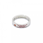 Komplekt Anime DARLING in the FRANXX Cosplay S&otilde;rmus 02 Zero Two Metallist Reguleeritavad S&otilde;rmused Ehted Rekvisiit Aksessuaarid Kingitus resizable