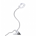 48LED-klambriga laualamp 360&deg; painduv hanekelaga lugemistuli Silmade kaitse USB-laadimis-kolme k&auml;iguga valgus &ouml;&ouml;valgusti kaasaskantav kokkupandav valgusti h&otilde;be