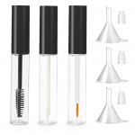 1 komplekt 10 ml t&uuml;hja ripsmetu&scaron;&scaron;i pudeliga korduvt&auml;idetav kosmeetikakonteiner harjaga Kompaktne t&uuml;hja pudeli komplekt koju