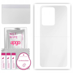 apgo Ultra Clear Protective Skin Sticker for the back compatible with Vivo IQOO Z6 V2220A, Wrap Film, Hydrogel Film, Flexible, Soft TPU with positioni