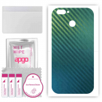 apgo kaitsev nahakleebis seljale, mis &uuml;hildub Oukitel U22-ga, &uuml;mbriskile, foolium, vin&uuml;&uuml;l &ndash; mustriga s&uuml;sinik-kameeleon CAKA1