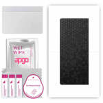 apgo skin sticker film foil vinyl for the BACK compatible with Lenovo Yoga Tab 13, scratch-resistant, easy to install - Black Honeycomb