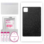 apgo skin sticker film foil vinyl for the BACK compatible with Doogee T10S, scratch-resistant, easy to install - Black Honeycomb
