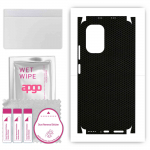apgo Protective Skin Sticker for the back+sides compatible with Xiaomi Mi 11X Pro, Full Wrap Film, Foil, Vinyl - Pattern Matrix