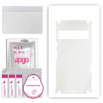 apgo Protective Skin Sticker for the back+sides compatible with Google Pixel 6 Pro, Full Wrap Film, Foil, Vinyl - Pattern Matte Transparent