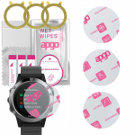 3x apgo Ultra-Clear Hybrid protective glass compatible with Garmin Fenix 5, flexible nano glass, great replacement for tempered glass, scratch-resista