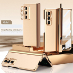 Luksuslik t&auml;iskaitsega kokkupandav &uuml;mbris Samsung Galaxy Z Fold 5 Fold5 5G Fold4 Fold3 Fold 3 4 S Pen karastatud klaasist kile for Samsung Z Fold 5