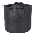 Lausriidest istutuskott tugevdatud k&auml;epidemetega v&auml;liaia taimepott, suure mahutavusega hingav tomatikartulikasvatuskott C must