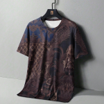 Vintage meeste T-s&auml;rk etnilise tr&uuml;kiga vabaaja l&uuml;hikeste varrukatega suvine &uuml;markaelus T&auml;navar&otilde;ivad Meeste avar dressipluus Hingavad meeste riided 2XL