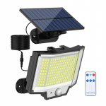 200 LED-i kolmeosalised verandavalgustid Kukkumist takistav seinalamp v&auml;litingimustes esilet&otilde;stetud p&auml;ikeseenergial t&ouml;&ouml;tava lambivalgustiga jagatud korpusega 1PCS-2000LM