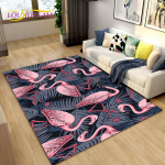 3D Nordic Creative Flamingo Bird Area vaip, vaipvaip elutoa magamistoa diivanile, k&ouml;&ouml;gi-vannitoa uksematt, libisemiskindel p&otilde;randamatt 40x60cm