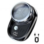 Meeste elektriline pardel, akuekraan USB-taaslaetav mini-reisiparadel, kaasaskantav juhtmeta juuksehabemetrimmeri eemaldaja t&ouml;&ouml;riist isa poiss-s&otilde;brale