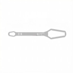 2tk Torx Mutriv&otilde;ti Universaalne isepinguvad reguleeritavad prillid Mutriv&otilde;tmelaud Kahepealine Torx Mutriv&otilde;ti K&auml;sit&ouml;&ouml;riistad koju Small 8-17mm silver-1pcs