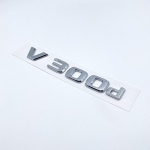 3D Letters V250d V300d NIGHT EDITION ABS embleem Mercedes Benz V klassi W447 auto poritiiba m&auml;rgi pagasiruumi nimesilt logo kleebis silver V300d